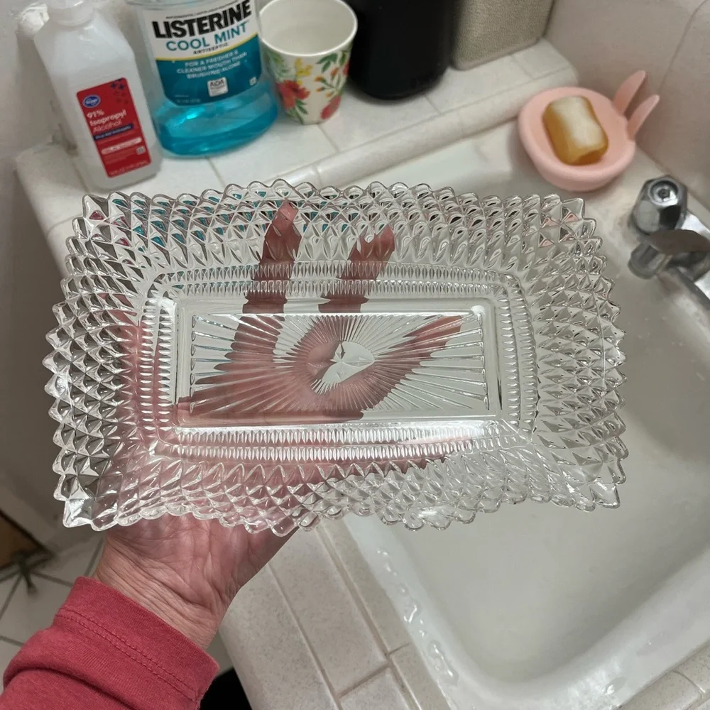 Elegant Clear Glass Trays